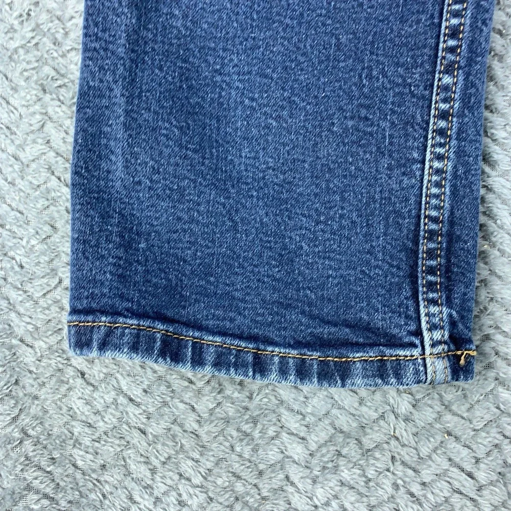 Levis 514 Jeans Men 36x32 (Fits 35x31) Blue Stretch Straight Leg Dark Wash Denim